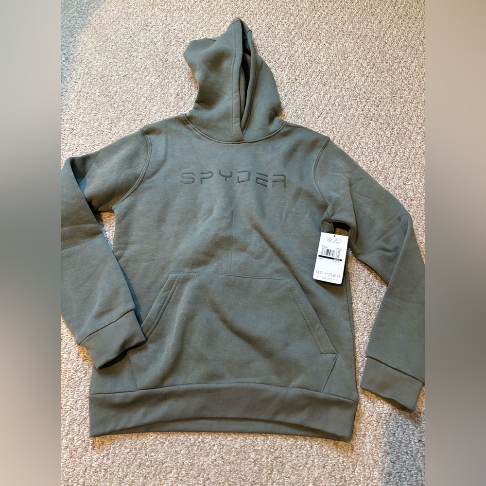 Spyder Men's Olive Green Hoodie
